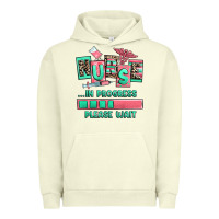 Pigment Pistachio nurse in progress please wait Urban Hoodie - RanaPortraitStore