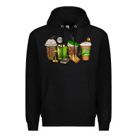 Black lawyer coffee cups Premium Hoodie - texasbilliewilder