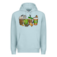 Blue Mist lawyer coffee cups Premium Hoodie - texasbilliewilder