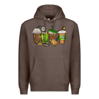 Coffee lawyer coffee cups Premium Hoodie - texasbilliewilder