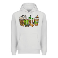 Dove Grey lawyer coffee cups Premium Hoodie - texasbilliewilder