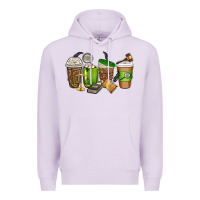 Lilac lawyer coffee cups Premium Hoodie - texasbilliewilder