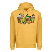 Mustard lawyer coffee cups Premium Hoodie - texasbilliewilder