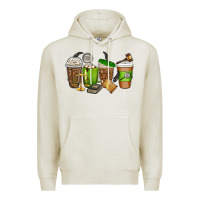 Oatmeal Heather lawyer coffee cups Premium Hoodie - texasbilliewilder