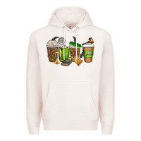 Pale Pink lawyer coffee cups Premium Hoodie - texasbilliewilder