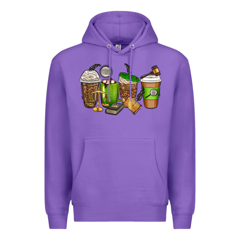 Lawyer Coffee Cups Premium Hoodie by texasbilliewilder | Teevron