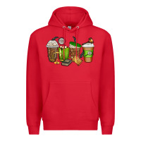 Red lawyer coffee cups Premium Hoodie - texasbilliewilder