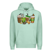 Seafoam lawyer coffee cups Premium Hoodie - texasbilliewilder