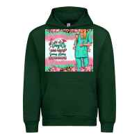 Forest Green not all angels have wings blonde nurse Urban Hoodie - RanaPortraitStore