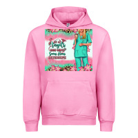 Fuchsia Pink not all angels have wings blonde nurse Urban Hoodie - RanaPortraitStore
