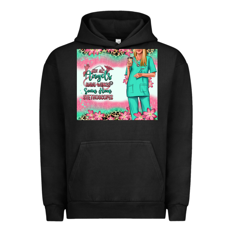 Not All Angels Have Wings Blonde Nurse Urban Hoodie by RanaPortraitStore | Teevron
