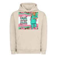 Pigment French Oak not all angels have wings blonde nurse Urban Hoodie - RanaPortraitStore