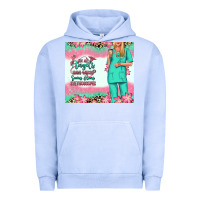 Pigment Grape Ice not all angels have wings blonde nurse Urban Hoodie - RanaPortraitStore