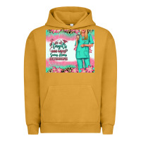 Pigment Peanut Butter not all angels have wings blonde nurse Urban Hoodie - RanaPortraitStore