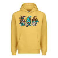 Antique Gold western cross gnomes Premium Hoodie - Zillion Design Studio