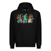 Black western cross gnomes Premium Hoodie - Zillion Design Studio