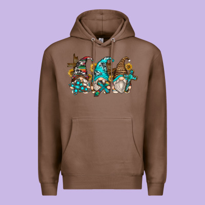 Premium Hoodie western cross gnomes