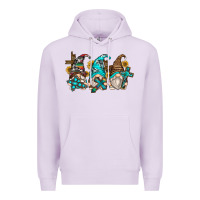 Lilac western cross gnomes Premium Hoodie - Zillion Design Studio