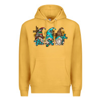 Mustard western cross gnomes Premium Hoodie - Zillion Design Studio