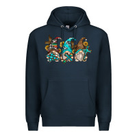 Navy western cross gnomes Premium Hoodie - Zillion Design Studio