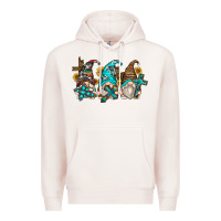 Pale Pink western cross gnomes Premium Hoodie - Zillion Design Studio