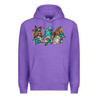 Purple western cross gnomes Premium Hoodie - Zillion Design Studio