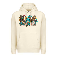 Sandshell western cross gnomes Premium Hoodie - Zillion Design Studio