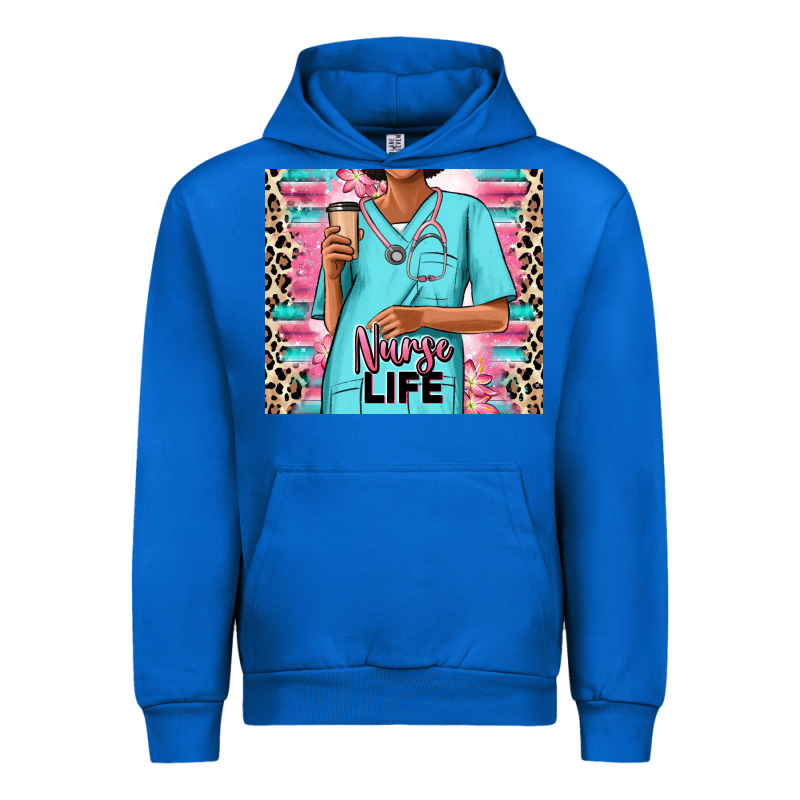 Nurse Life Afro Woman Urban Hoodie by RanaPortraitStore | Teevron