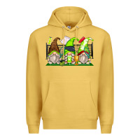 Antique Gold tennis gnomes Premium Hoodie - Zillion Design Studio