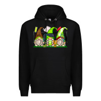Black tennis gnomes Premium Hoodie - Zillion Design Studio