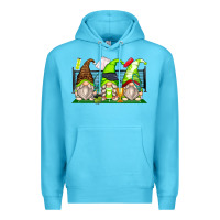 Ocean Blue tennis gnomes Premium Hoodie - Zillion Design Studio