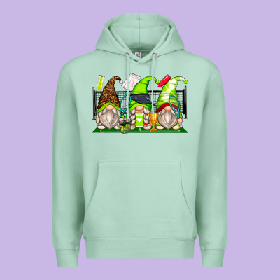 Tennis Gnomes Premium Hoodie Designed By Zillion Design Studio