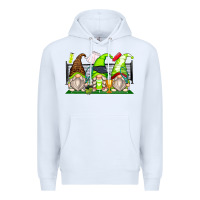 White tennis gnomes Premium Hoodie - Zillion Design Studio