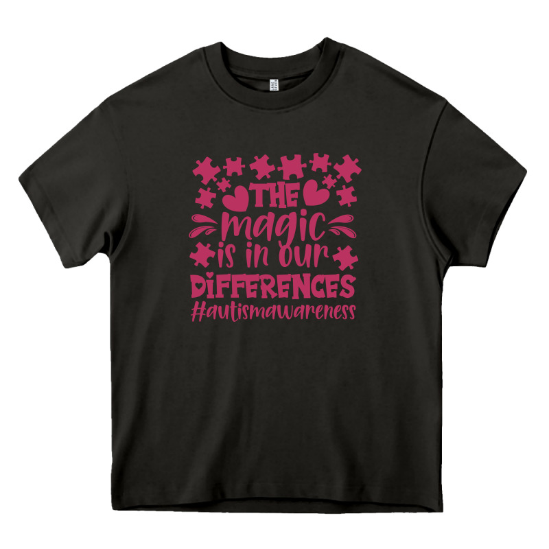 The Magic Is In Our Diference Heavy Core Tee by CowhideDigitalArt | Teevron