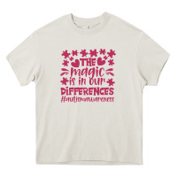 Cream the magic is in our diference Heavy Core Tee - CowhideDigitalArt