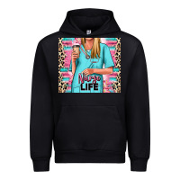 Black nurse life blonde woman Urban Hoodie - RanaPortraitStore
