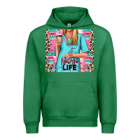 Emerald nurse life blonde woman Urban Hoodie - RanaPortraitStore