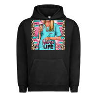 Pigment Black nurse life blonde woman Urban Hoodie - RanaPortraitStore