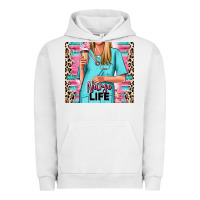 Pigment Lunar Rock nurse life blonde woman Urban Hoodie - RanaPortraitStore