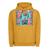 Pigment Peanut Butter nurse life blonde woman Urban Hoodie - RanaPortraitStore
