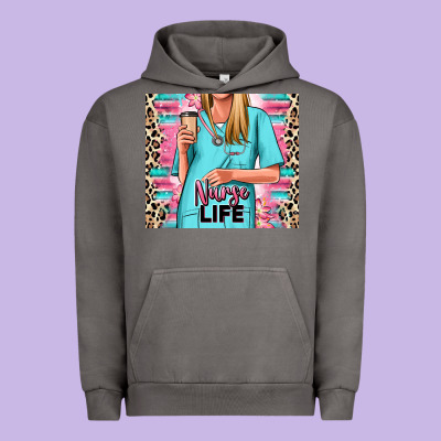 Urban Hoodie nurse life blonde woman