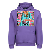 Tulip nurse life blonde woman Urban Hoodie - RanaPortraitStore
