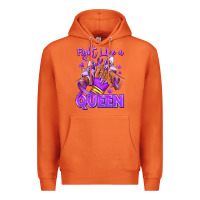 Carrot fight like a queen lupus awareness afro girl sneak Premium Hoodie - RanaPortraitStore