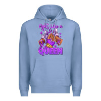 Colony Blue fight like a queen lupus awareness afro girl sneak Premium Hoodie - RanaPortraitStore