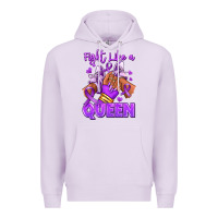 Lilac fight like a queen lupus awareness afro girl sneak Premium Hoodie - RanaPortraitStore