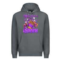 Rock fight like a queen lupus awareness afro girl sneak Premium Hoodie - RanaPortraitStore