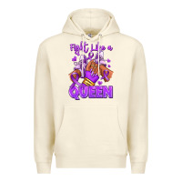 Sandshell fight like a queen lupus awareness afro girl sneak Premium Hoodie - RanaPortraitStore