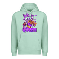 Seafoam fight like a queen lupus awareness afro girl sneak Premium Hoodie - RanaPortraitStore