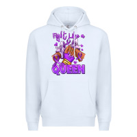 Fight Like A Queen Lupus Awareness Afro Girl Sneak Premium Hoodie | Teevron