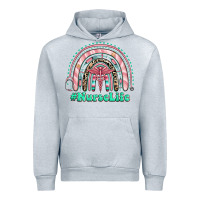 Heather Grey nurse life rainbow Urban Hoodie - RanaPortraitStore